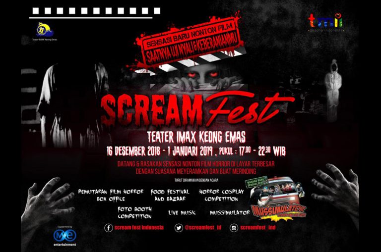 Scream Fest IMAX Keong Emas Ajang Hiburan Keluarga di Akhir Tahun