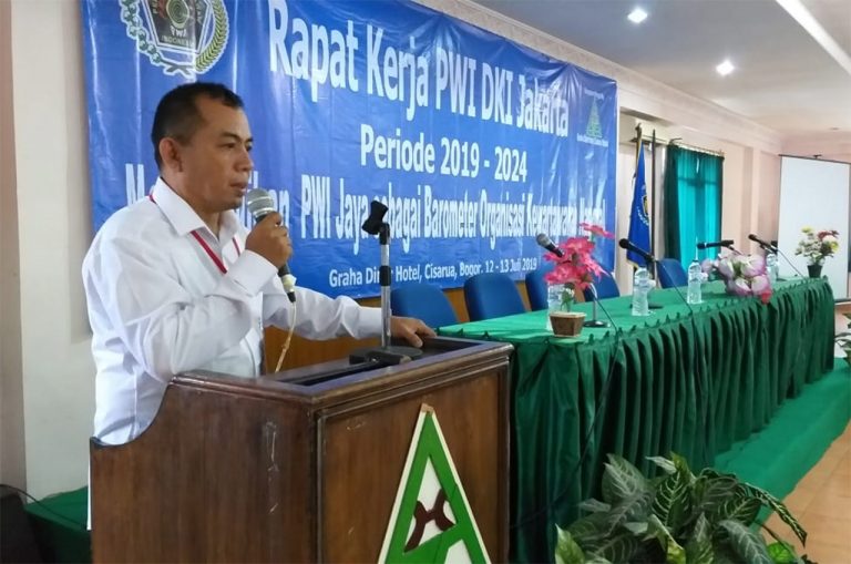 Ketua PWI DKI Jakarta Mengapresiasi Dukungan Sponsor Pada Raker PWI Jaya 1/2019