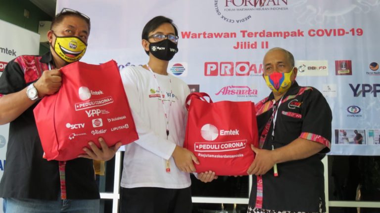 FORWAN Sukses Gelar Seremonial dan Pembagian Donasi Peduli Wartawan Jilid 2