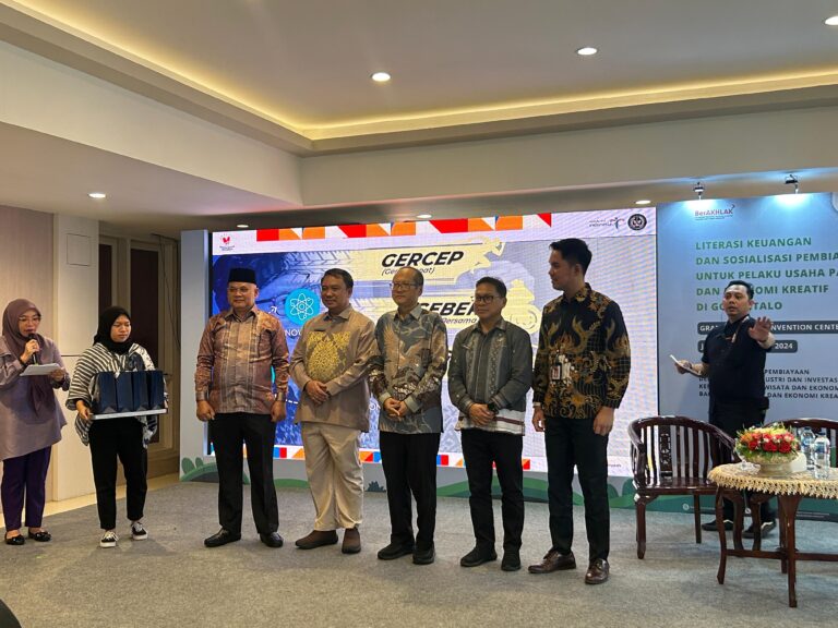 Tingkatkan Literasi Keuangan dan Skema Pembiayaan Syariah Pelaku Usaha Parekraf Gorontalo