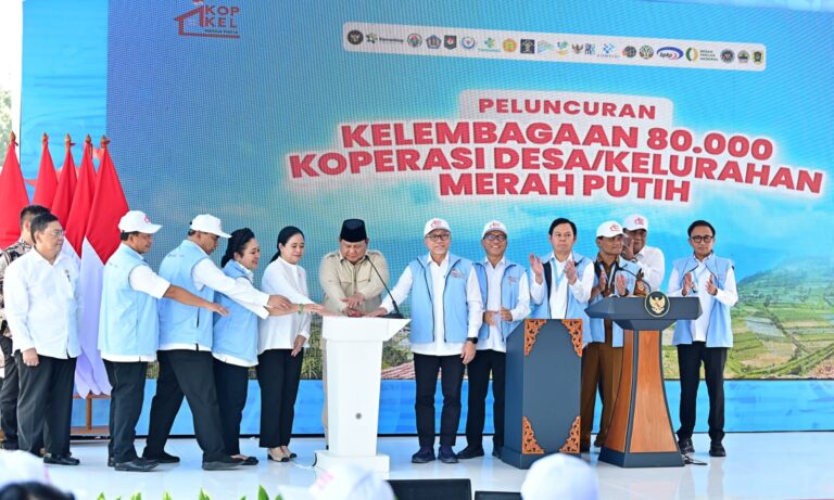 Puan Hadiri Peluncuran Koperasi Merah Putih di Klaten, Jawa Tengah