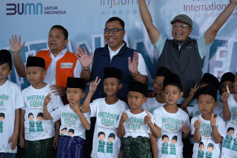 Liburan Sekolah, Bandara Soekarno-Hatta Gelar Khitanan Gratis untuk 160 Anak Sekitar Bandara