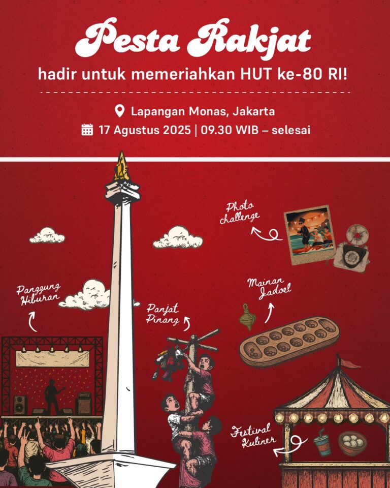 Semarakkan HUT ke-80 RI, Kemenpar Menggelar Pesta Rakyat